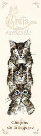 Marque Page Chat Chatons De La Sagesse